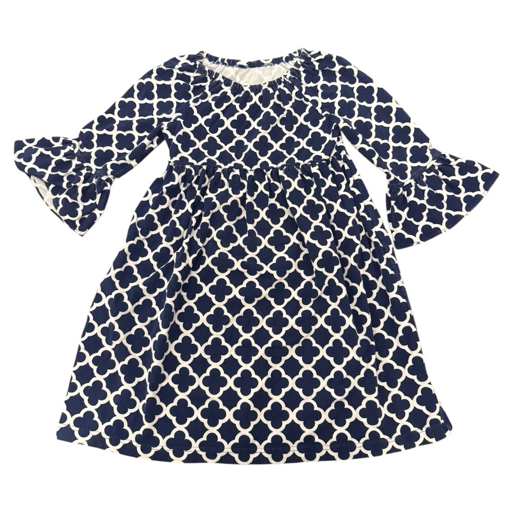 Navy and White Kelly’s Kids Dress